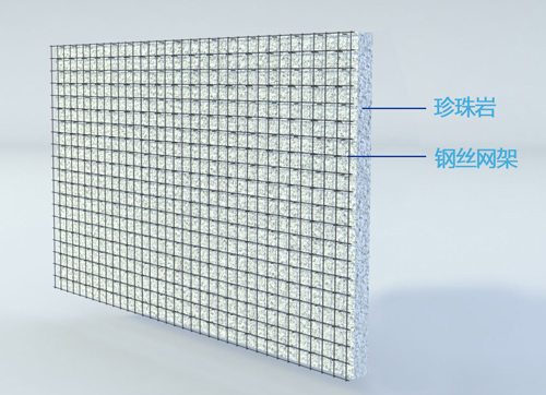 鋼結構 鋼絲網架珍珠巖復合保溫外墻板
