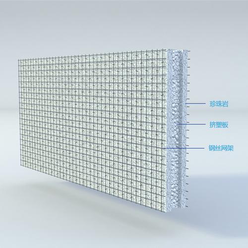 鋼絲網(wǎng)架珍珠巖復合保溫外墻板 鋼絲網(wǎng)架珍珠巖復合保溫外墻板